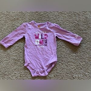 Carhartt ‘Little Wild One' Baby Onesie.